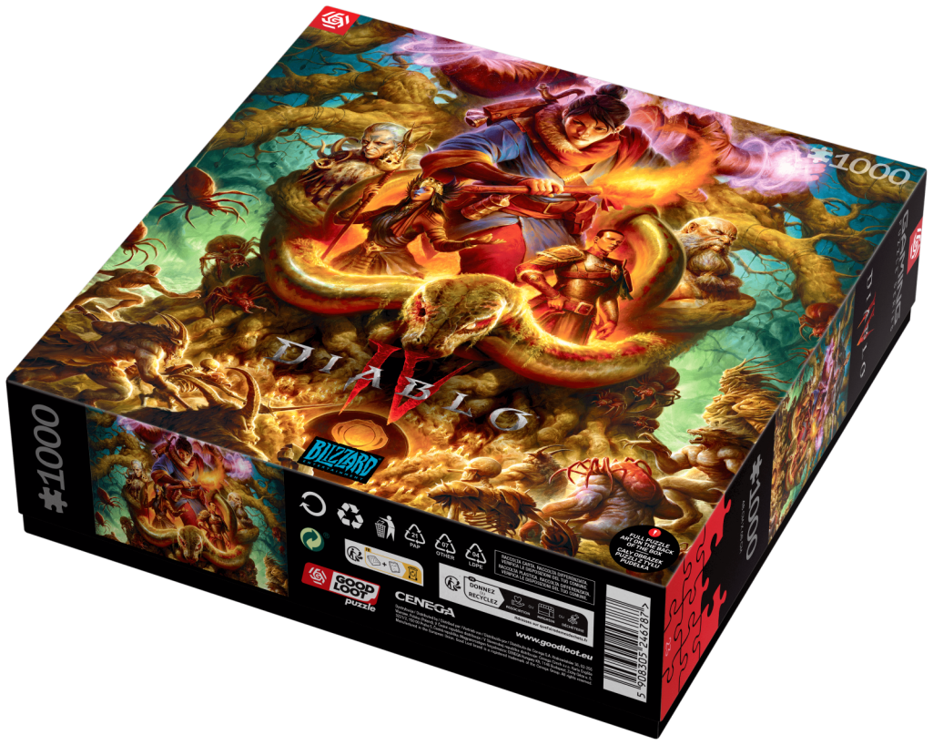 Gaming Puzzle: Diablo IV: Horadrim Puzzle 1000 elementów